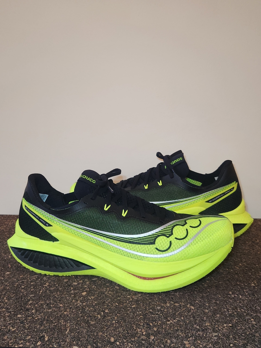 Saucony Endorphin Pro 5 Carbon Plated Running Shoes Mens Size 15